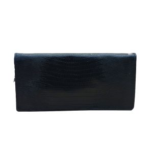 کیف دسته چکی لیزارد مشکی