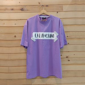 تیشرت لانگ CREYHOUND بنفش یاسی