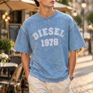 تیشرت مردانه سنگشور طرح DIESEL